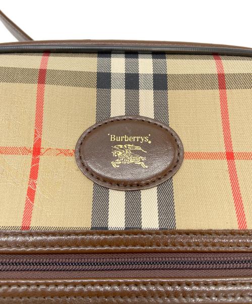 Burberry's（バーバリー）Burberry's (バーバリーズ) ショルダーバッグ/ノバチェック ベージュ×ブラウンの古着・服飾アイテム