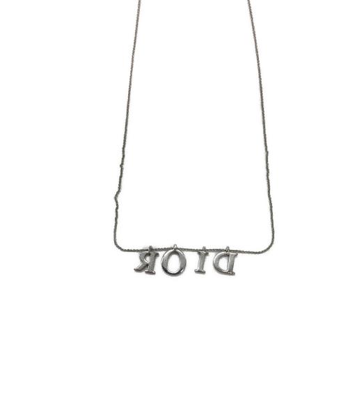 Christian Dior（クリスチャン ディオール）Christian Dior (クリスチャン ディオール) ロゴネックレス シルバーの古着・服飾アイテム
