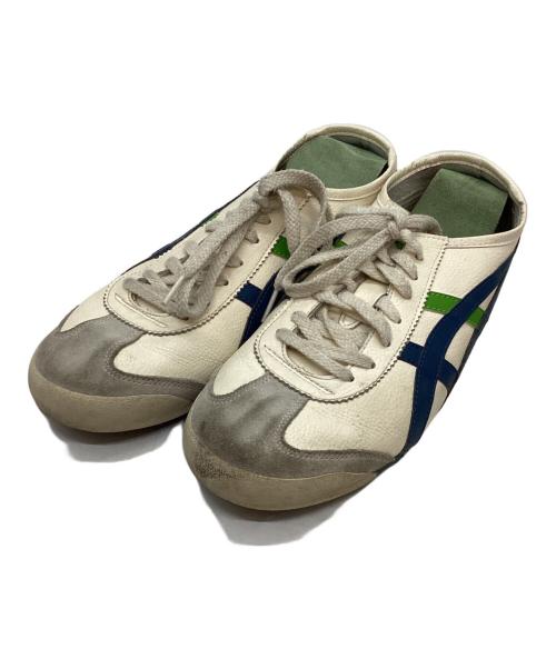 Onitsuka Tiger（オニツカタイガー）Onitsuka Tiger (オニツカタイガー) ローカットスニーカー ホワイト×ネイビー×レッド サイズ:28cmの古着・服飾アイテム