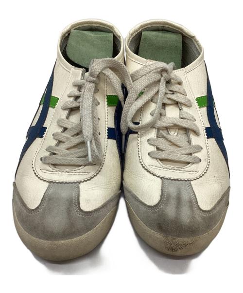 Onitsuka Tiger（オニツカタイガー）Onitsuka Tiger (オニツカタイガー) ローカットスニーカー ホワイト×ネイビー×レッド サイズ:28cmの古着・服飾アイテム