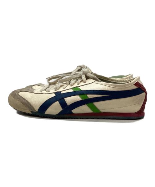 Onitsuka Tiger（オニツカタイガー）Onitsuka Tiger (オニツカタイガー) ローカットスニーカー ホワイト×ネイビー×レッド サイズ:28cmの古着・服飾アイテム