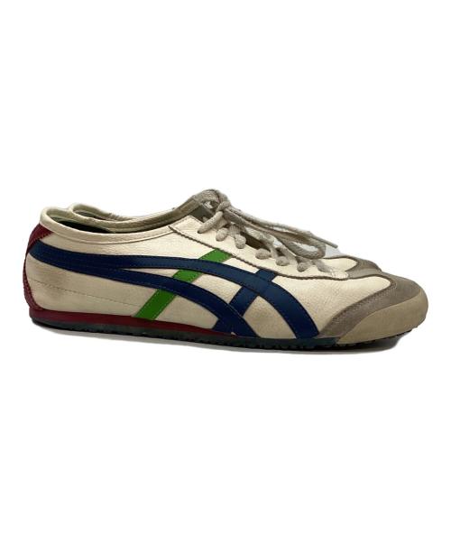 Onitsuka Tiger（オニツカタイガー）Onitsuka Tiger (オニツカタイガー) ローカットスニーカー ホワイト×ネイビー×レッド サイズ:28cmの古着・服飾アイテム