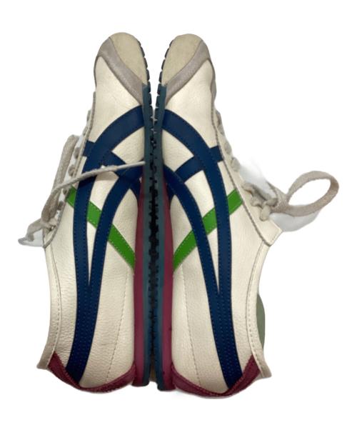 Onitsuka Tiger（オニツカタイガー）Onitsuka Tiger (オニツカタイガー) ローカットスニーカー ホワイト×ネイビー×レッド サイズ:28cmの古着・服飾アイテム