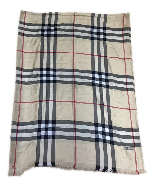 BURBERRY LONDON（バーバリーロンドン）BURBERRY LONDON (バーバリーロンドン) カシミヤストール ベージュの古着・服飾アイテム