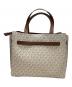 MICHAEL KORS (マイケルコース) ハンドバッグ ホワイト×ブラウン：9000円
