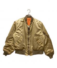 CORINTH（コリンス）の古着「MA-1ジャケット」｜ゴールド