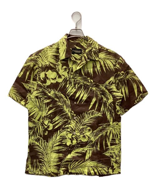 PAIKAJI（パイカジ）PAIKAJI (パイカジ) アロハシャツ ブラウン×イエロー サイズ:Lの古着・服飾アイテム