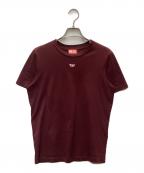 DIESELディーゼル）の古着「半袖Tシャツ」｜レッド