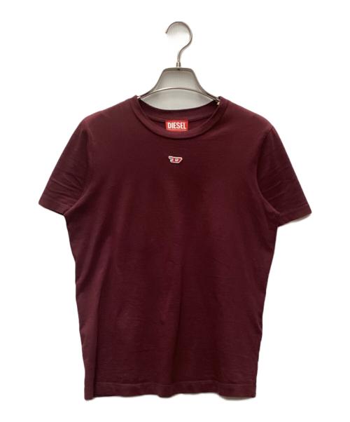 DIESEL（ディーゼル）DIESEL (ディーゼル) 半袖Tシャツ レッド サイズ:Sの古着・服飾アイテム