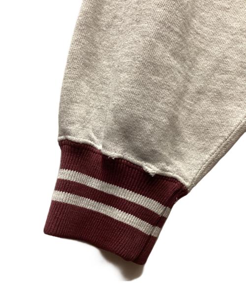 Champion REVERSE WEAVE（チャンピオン リバース ウィーブ）Champion REVERSE WEAVE (チャンピオン リバース ウィーブ) クルーネックスウェット バーガンディー×グレー サイズ:Lの古着・服飾アイテム
