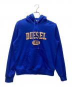 DIESELディーゼル）の古着「プルオーバーパーカー」｜ブルー×イエロー