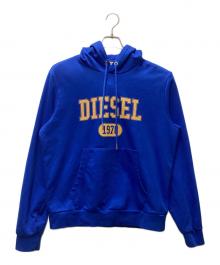 DIESEL（ディーゼル）の古着「プルオーバーパーカー」｜ブルー×イエロー
