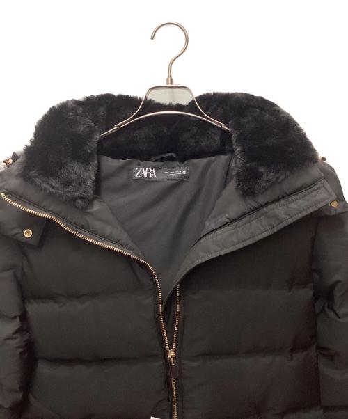 ZARA（ザラ）ZARA (ザラ) ダウンコート ブラック サイズ:Lの古着・服飾アイテム