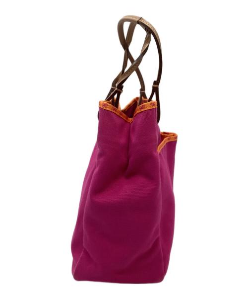 ANYA HINDMARCH（アニヤ・ハインドマーチ）ANYA HINDMARCH (アニヤハインドマーチ) ハンドバッグ ピンクの古着・服飾アイテム