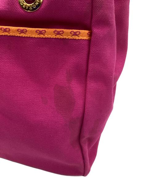 ANYA HINDMARCH（アニヤ・ハインドマーチ）ANYA HINDMARCH (アニヤハインドマーチ) ハンドバッグ ピンクの古着・服飾アイテム