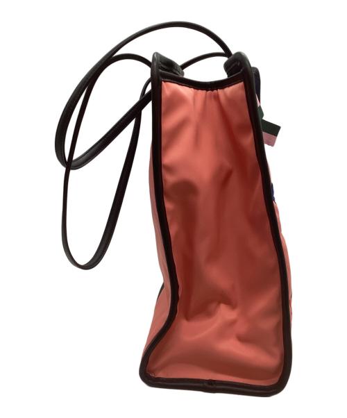 BEAMS（ビームス）BEAMS (ビームス) Kate Spade (ケイトスペード) トートバッグ/CHERRY TOTE BAG ネイビー×ピンクの古着・服飾アイテム
