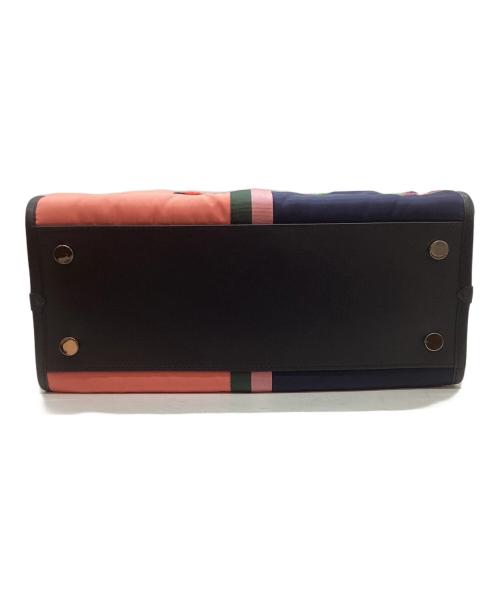 BEAMS（ビームス）BEAMS (ビームス) Kate Spade (ケイトスペード) トートバッグ/CHERRY TOTE BAG ネイビー×ピンクの古着・服飾アイテム