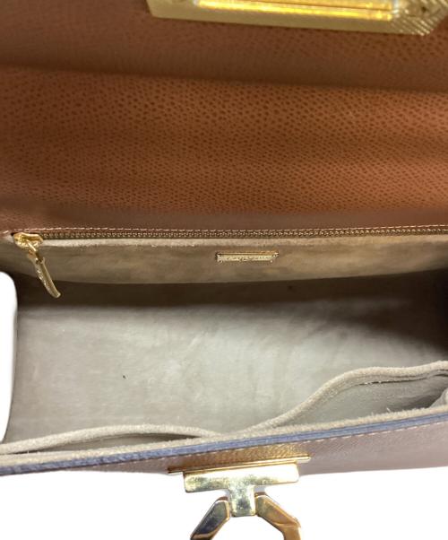 CARBOTTI（カルボッティ）CARBOTTI (カルボッティ) 2WAYショルダーバッグ ブラウンの古着・服飾アイテム