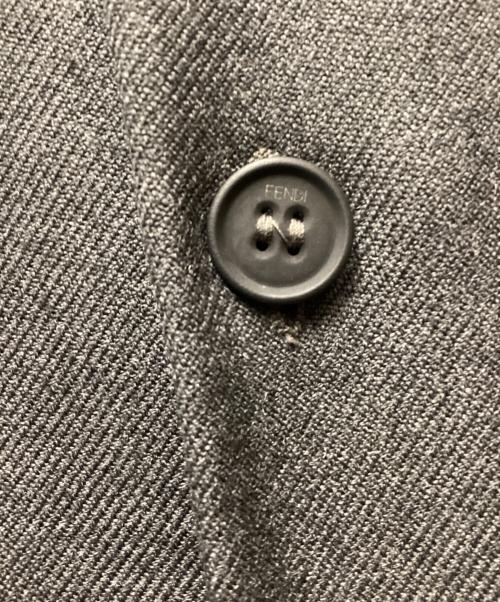 FENDI（フェンディ）FENDI (フェンディ) ロングシャツ グレー サイズ:50の古着・服飾アイテム