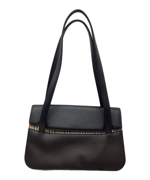 Burberry's（バーバリー）Burberry's (バーバリーズ) ハンドバッグ ブラックの古着・服飾アイテム