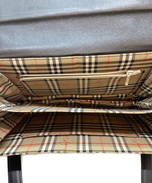 Burberry's（バーバリー）Burberry's (バーバリーズ) ハンドバッグ ブラックの古着・服飾アイテム