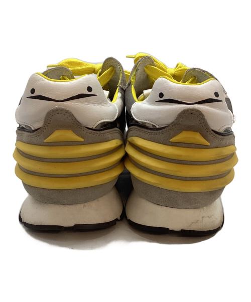 VOILE BLANCHE（ボイルブランシェ）VOILE BLANCHE (ボイルブランシェ) ローカットスニーカー グレー×イエロー サイズ:42の古着・服飾アイテム