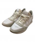 PHILIPPE MODELフィリップ モデル）の古着「ローカットスニーカー」｜ホワイト