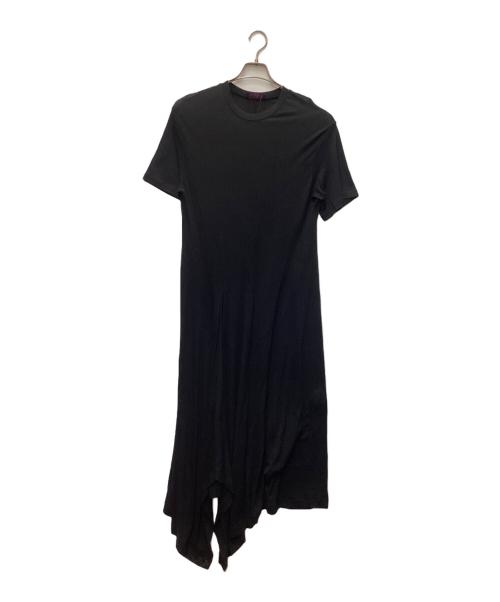 Y's（ワイズ）Y's (ワイズ) 半袖ワンピース ブラック サイズ:2の古着・服飾アイテム