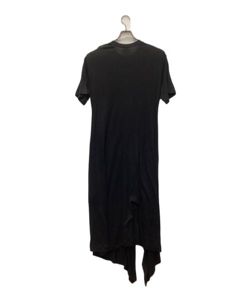 Y's（ワイズ）Y's (ワイズ) 半袖ワンピース ブラック サイズ:2の古着・服飾アイテム