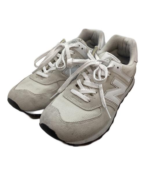 NEW BALANCE（ニューバランス）NEW BALANCE (ニューバランス) ローカットスニーカー ライトグレー サイズ:27.5cmの古着・服飾アイテム
