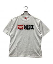 DIESEL（ディーゼル）の古着「半袖カットソー」｜ホワイト