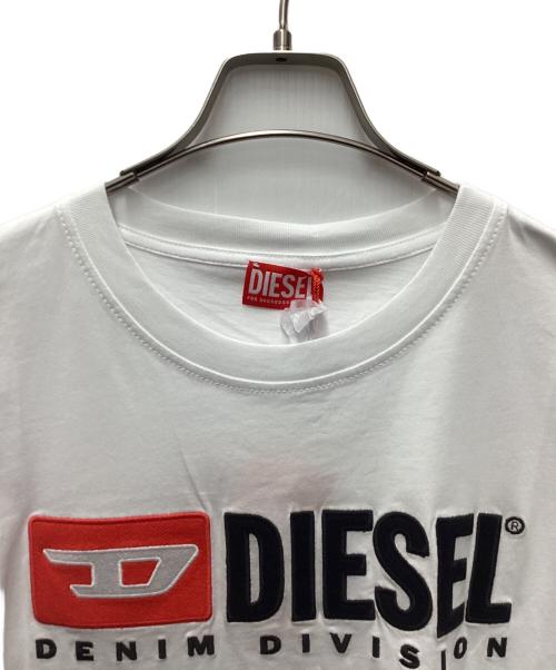 DIESEL（ディーゼル）DIESEL (ディーゼル) 半袖カットソー ホワイト サイズ:L 未使用品の古着・服飾アイテム