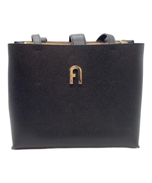 FURLA（フルラ）FURLA (フルラ) セミショルダーバッグ ブラックの古着・服飾アイテム