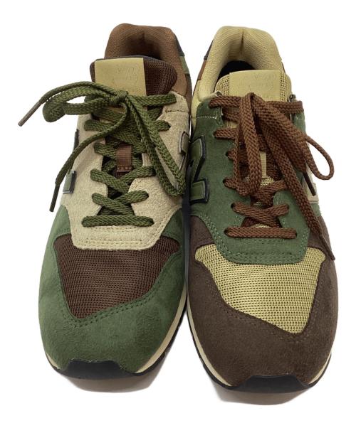 NEW BALANCE（ニューバランス）NEW BALANCE (ニューバランス) BEAMS (ビームス) スニーカー グリーン サイズ:27.5cmの古着・服飾アイテム