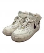 NIKEナイキ）の古着「ハイカットスニーカー」｜ホワイト×ブラック