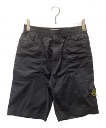 STONE ISLAND（ストーンアイランド）の古着「ガーメントダイストレッチコットンポプリンシャーリングショーツ」｜ブラック