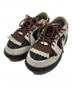 NIKEナイキ）の古着「ローカットスニーカー」｜ブラック×ホワイト