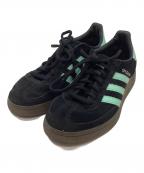 adidasアディダス）の古着「ローカットスニーカー」｜ブラック×ティファニーブルー