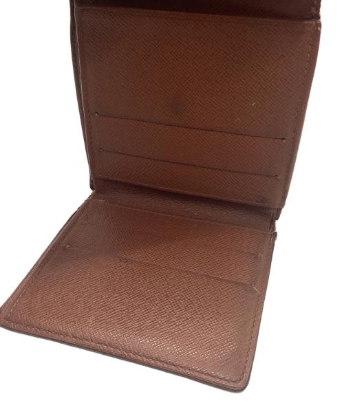 LOUIS VUITTON（ルイ ヴィトン）LOUIS VUITTON (ルイ ヴィトン) 3つ折り財布/モノグラム・ポルトモネ・ビエ・カルトクレディ ブラウンの古着・服飾アイテム