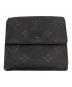 LOUIS VUITTON (ルイ ヴィトン) 3つ折り財布/モノグラム・ポルトモネ・ビエ・カルトクレディ ブラウン：4000円