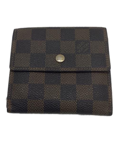 LOUIS VUITTON（ルイ ヴィトン）LOUIS VUITTON (ルイ ヴィトン) 2つ折り財布/ダミエ・ポルトフォイユ・エリーズ ブラウンの古着・服飾アイテム