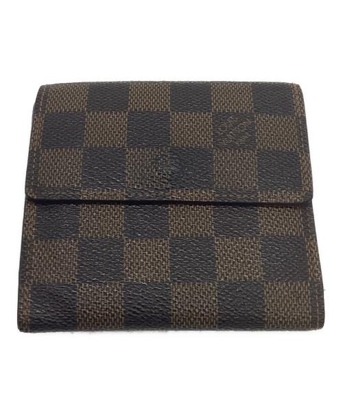 LOUIS VUITTON（ルイ ヴィトン）LOUIS VUITTON (ルイ ヴィトン) 2つ折り財布/ダミエ・ポルトフォイユ・エリーズ ブラウンの古着・服飾アイテム