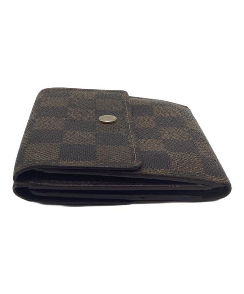 LOUIS VUITTON（ルイ ヴィトン）LOUIS VUITTON (ルイ ヴィトン) 2つ折り財布/ダミエ・ポルトフォイユ・エリーズ ブラウンの古着・服飾アイテム