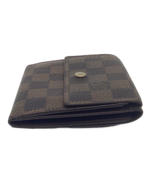 LOUIS VUITTON（ルイ ヴィトン）LOUIS VUITTON (ルイ ヴィトン) 2つ折り財布/ダミエ・ポルトフォイユ・エリーズ ブラウンの古着・服飾アイテム