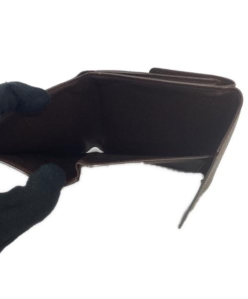 LOUIS VUITTON（ルイ ヴィトン）LOUIS VUITTON (ルイ ヴィトン) 2つ折り財布/ダミエ・ポルトフォイユ・エリーズ ブラウンの古着・服飾アイテム