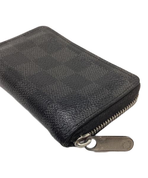 LOUIS VUITTON（ルイ ヴィトン）LOUIS VUITTON (ルイ ヴィトン) コインケース/ダミエ・グラフィット ジッピー・コイン パース ブラックの古着・服飾アイテム