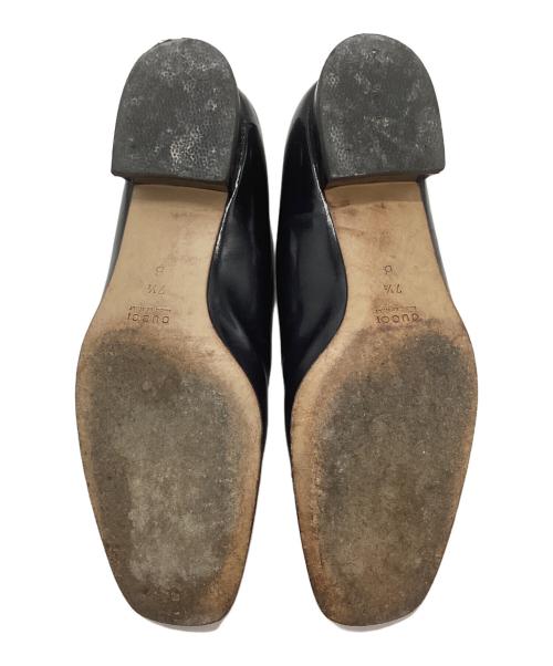 GUCCI（グッチ）GUCCI (グッチ) パンプス ブラック サイズ:7 1/2の古着・服飾アイテム