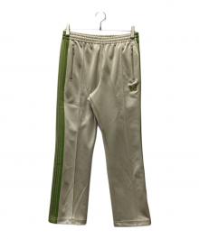 Needles（ニードルズ）の古着「ナロートラックパンツ」｜ベージュ×黄緑