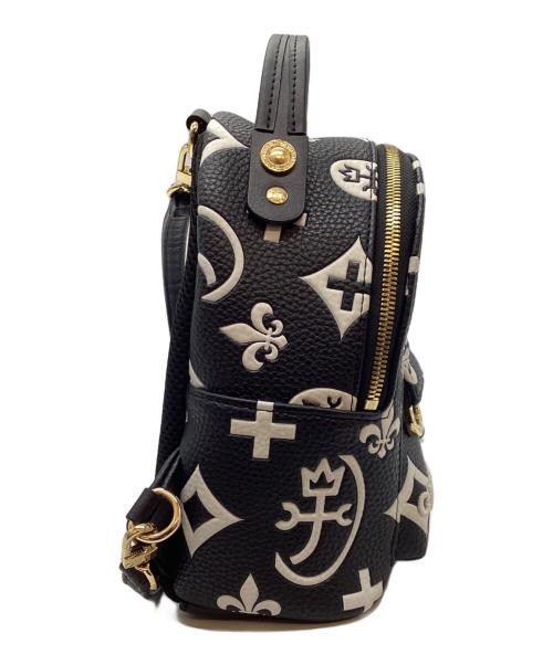 CASTELBAJAC（カステルバジャック）CASTELBAJAC (カステルバジャック) ミニバックパック ブラック×ホワイトの古着・服飾アイテム