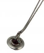 Vivienne Westwoodヴィヴィアンウエストウッド）の古着「スモールオーブネックレス」｜レッド×シルバー